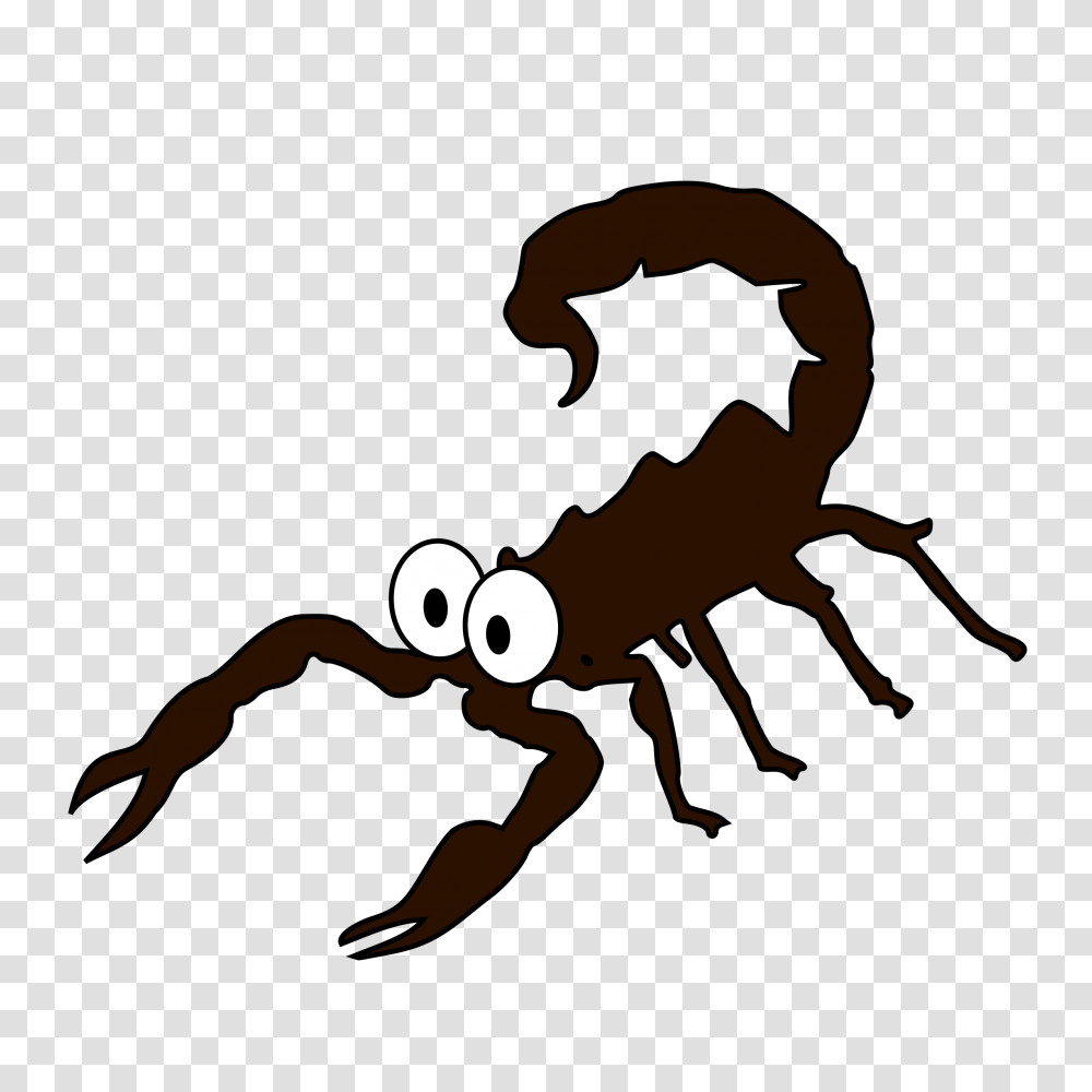 Brown Scorpion Vector Clipart Image, Invertebrate, Animal, Sea Life Transparent Png