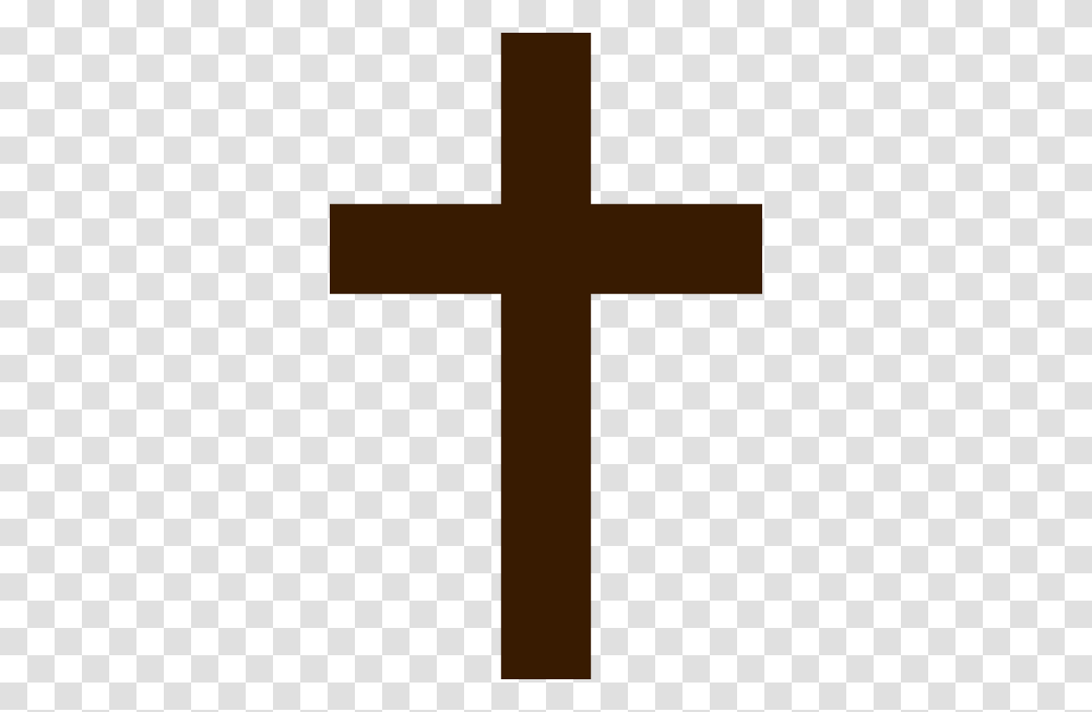 Brown Simple Cross Clip Art, Crucifix Transparent Png
