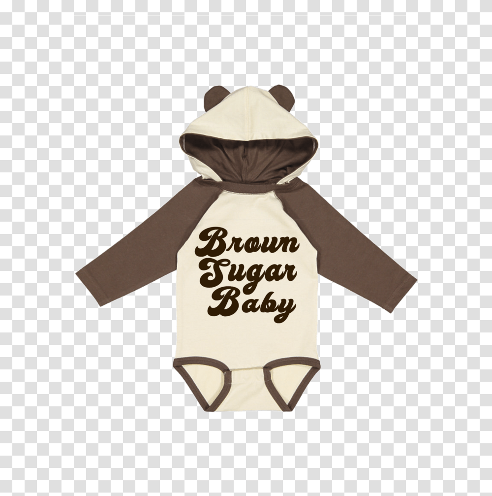 Brown Sugar Baby Long Sleeve Bear Ear Hoodie Baby Onesie Frog, Apparel, Coat, Jacket Transparent Png