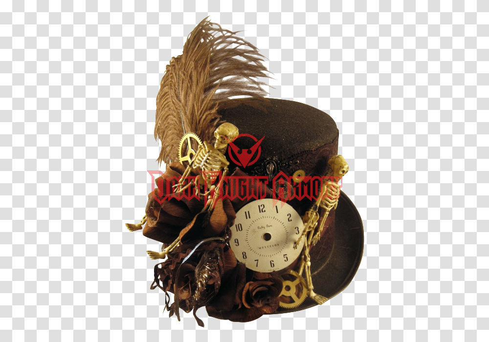 Brown Tall Skeletal Steampunk Riding Hat Steampunk Hat, Leisure Activities, Adventure, Dessert, Food Transparent Png