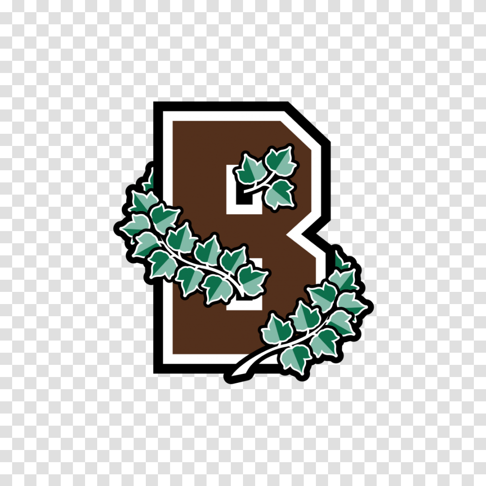 Brown University Athletics Logo Clipart Brown Bears Basketball, Symbol, Text, Number, Plant Transparent Png