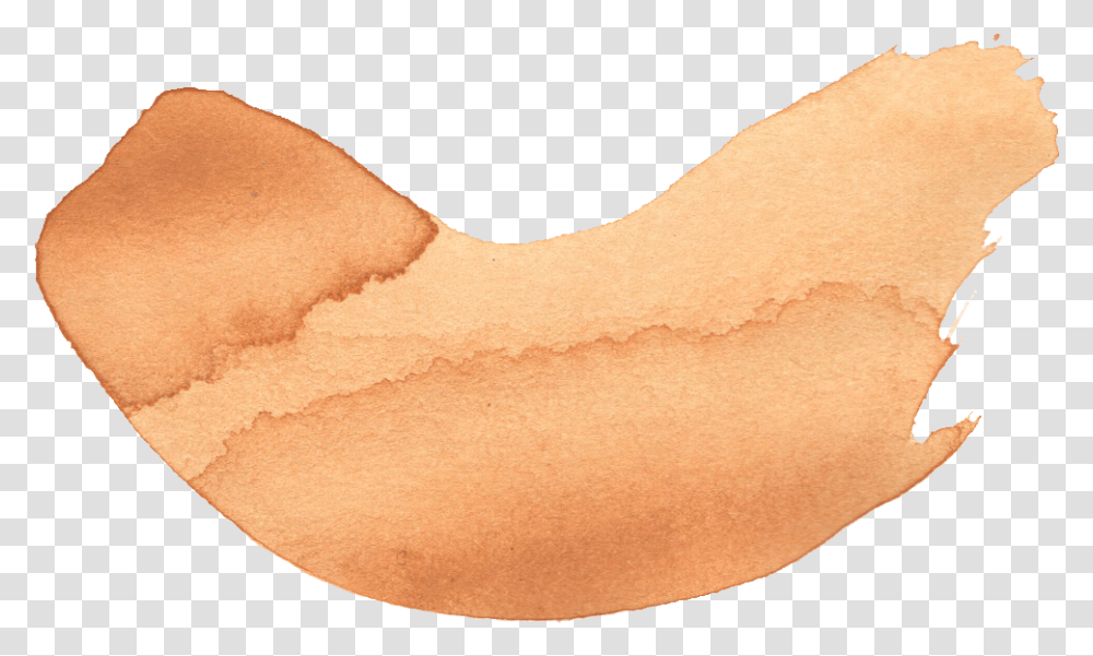 Brown Watercolor Brush Stroke Brush Paint Beige, Skin, Heel, Rug, Hand Transparent Png