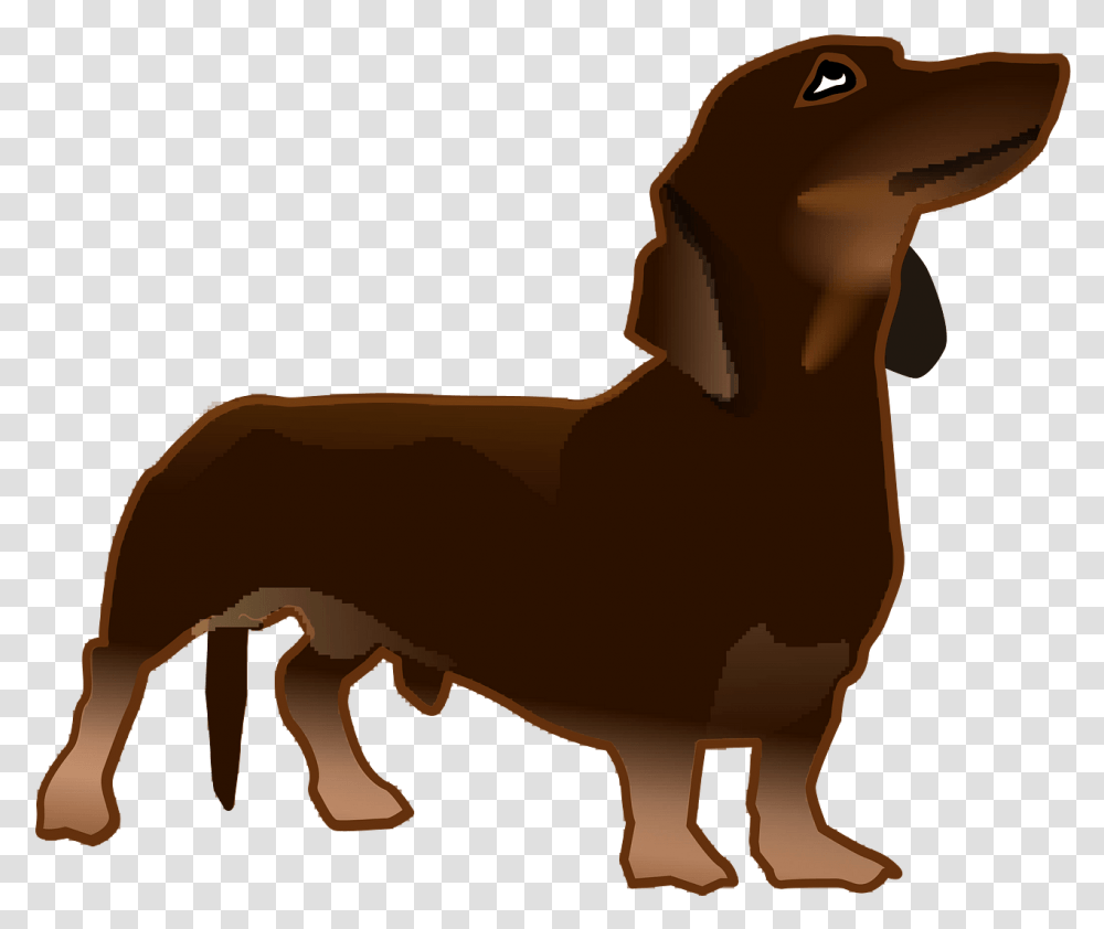 Brown Weiner Dog Clipart, Animal, Mammal, Pet, Hound Transparent Png