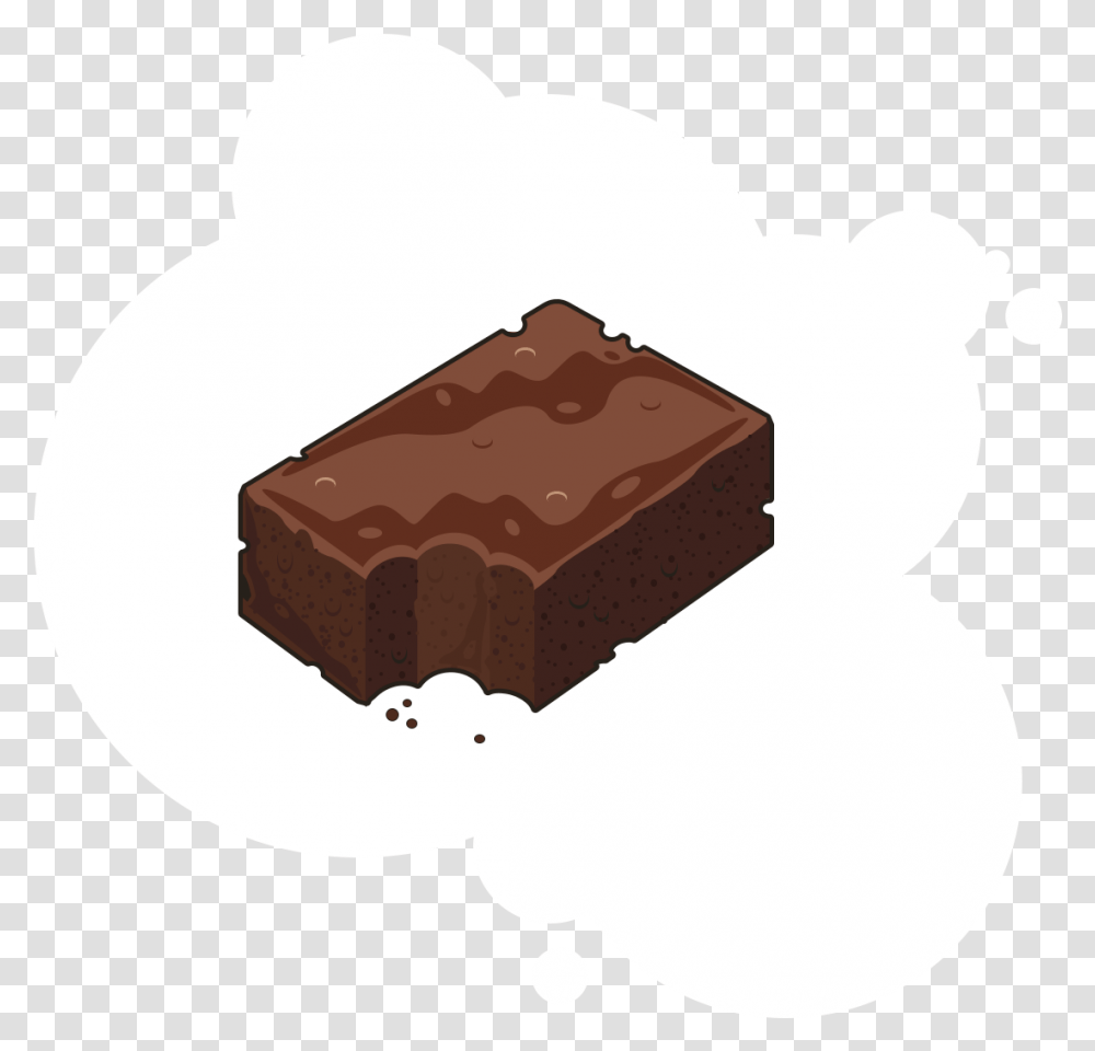 Brownie Clipart Plain Brownies Animated, Chocolate, Dessert, Food, Fudge Transparent Png