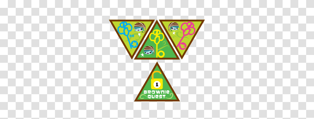Brownie Quest Award State College Girl Scouts, Triangle, Star Symbol Transparent Png