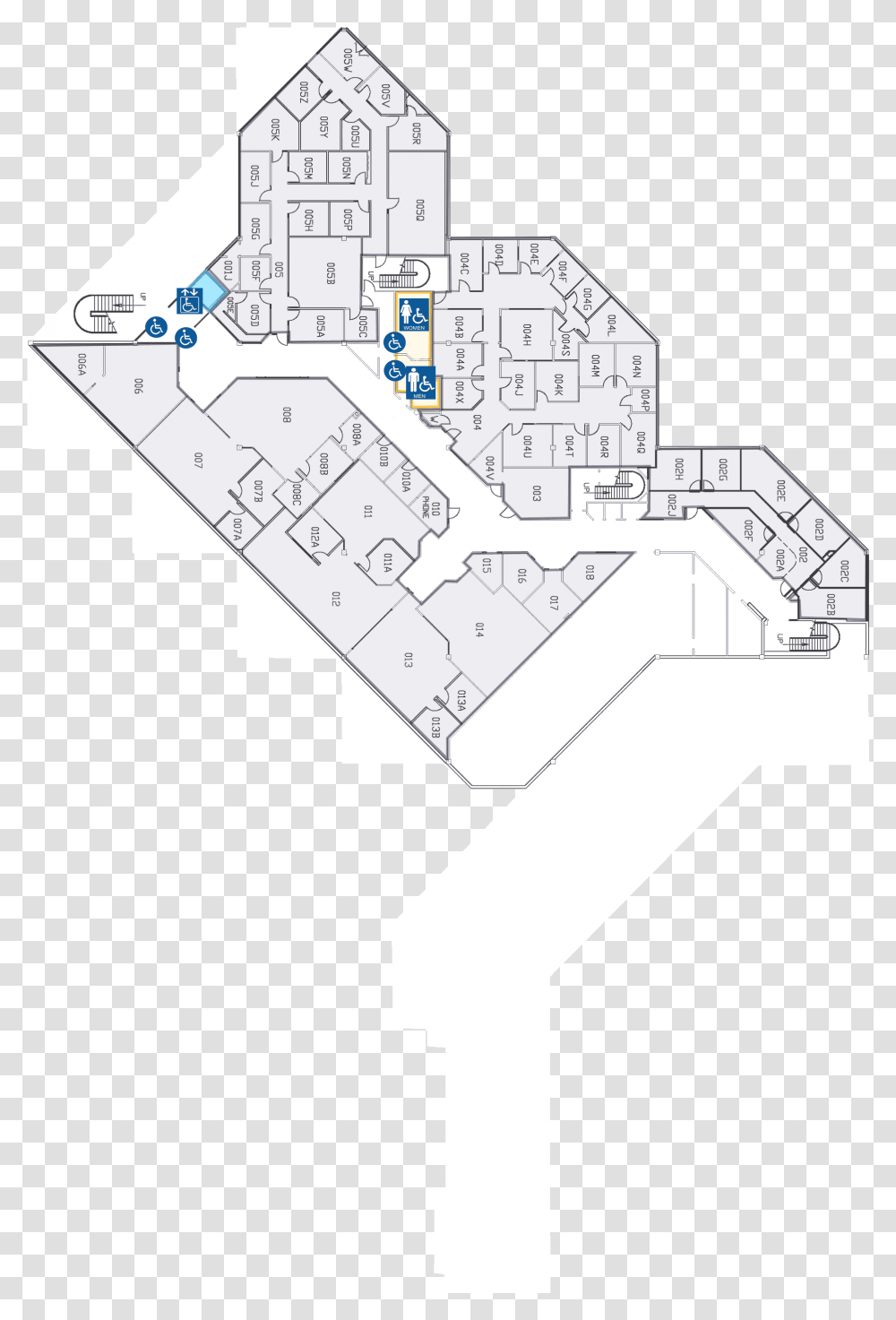 Browning Administration Level Uvu Browning Administration Building Map, Plan, Plot, Diagram, Cross Transparent Png