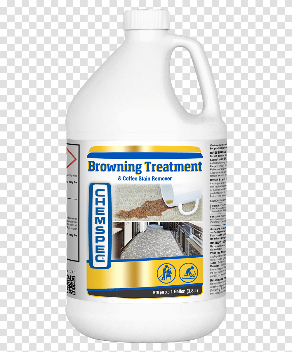 Browning Treatment And Coffee Stain Remover Chemspec All Fiber Textile Rinse Chemspec, Milk, Beverage, Drink, Label Transparent Png