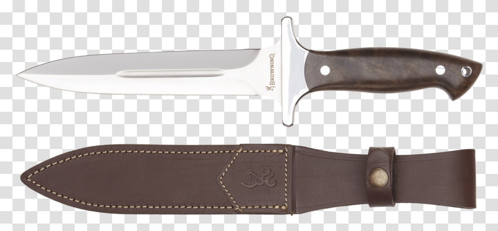 Browning Walnut Wood Dolk, Weapon, Weaponry, Knife, Blade Transparent Png