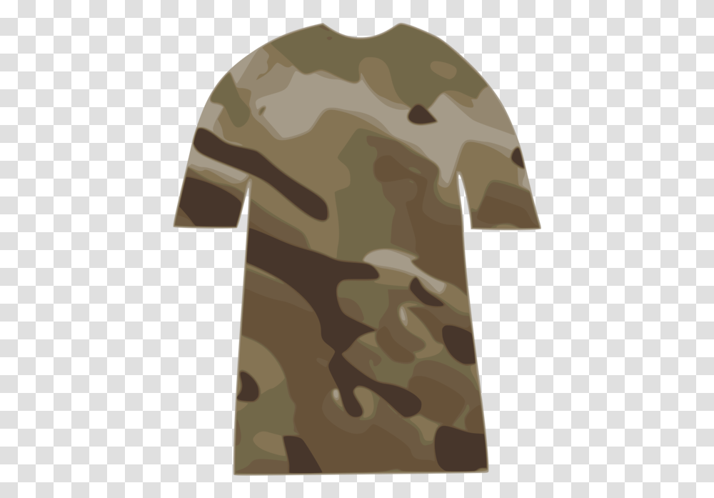Brownnecksleeve Camo Shirt Clip Art, Military, Military Uniform, Camouflage Transparent Png