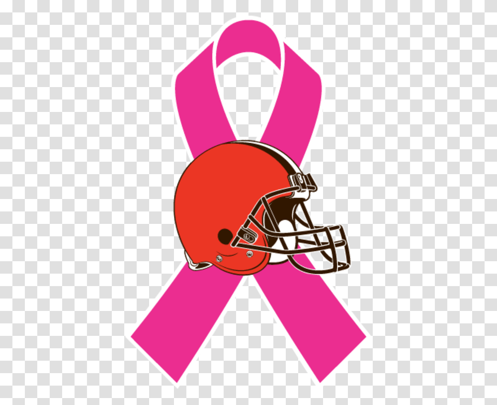 Browns Give Back Crucial Catch Cleveland Breast Cancer Awareness Month With Panthers, Clothing, Apparel, Helmet, Sport Transparent Png