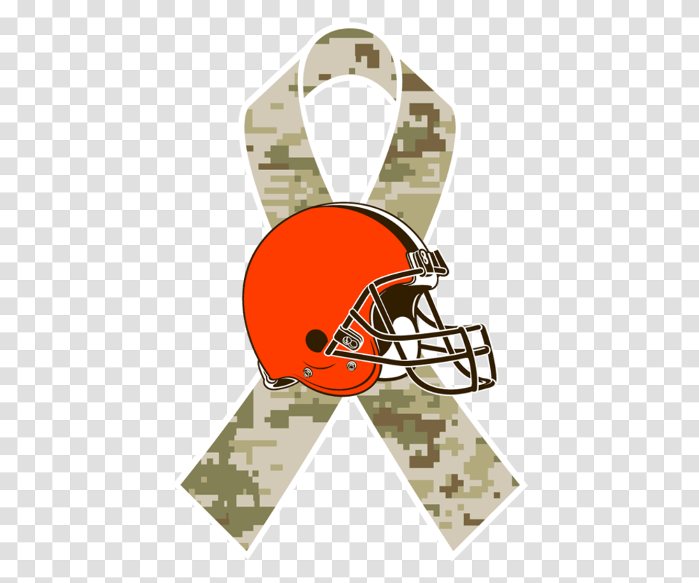 Browns Give Back Salute To Service Cleveland Nfl Salute To Service Logo, Clothing, Apparel, Helmet, Sport Transparent Png