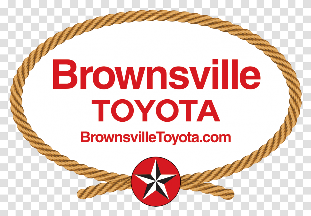 Brownsville Toyota Car Dealership Serving Harlingen Road America, Rope, Label, Text, First Aid Transparent Png