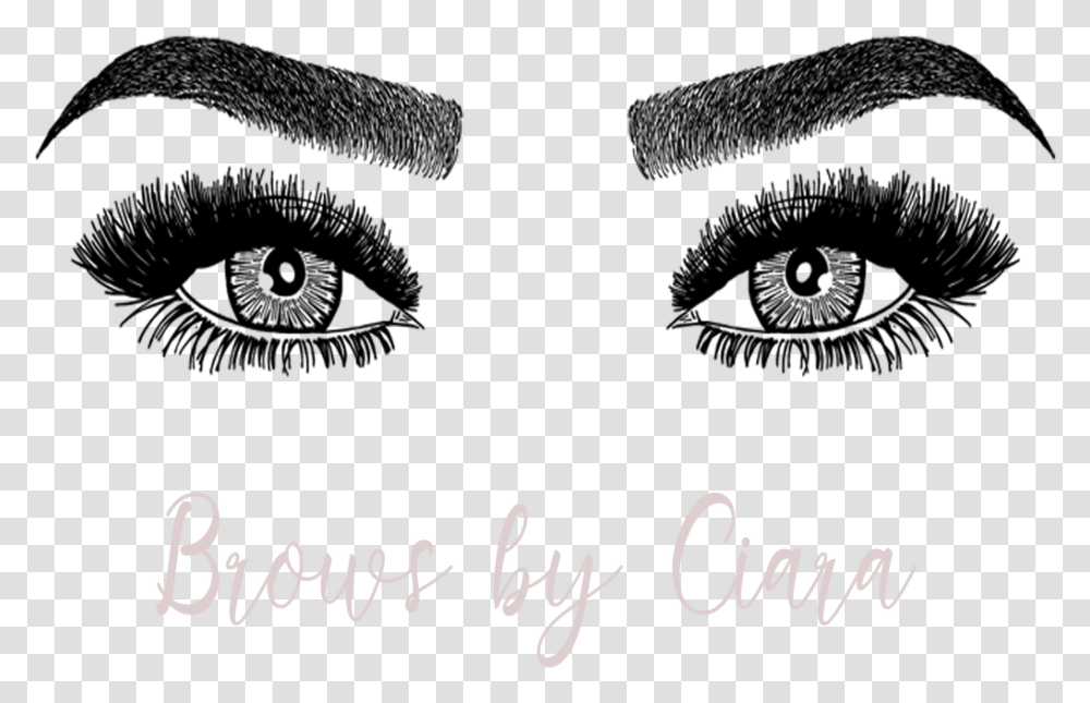 Brows And Lashes, Alphabet, Handwriting Transparent Png