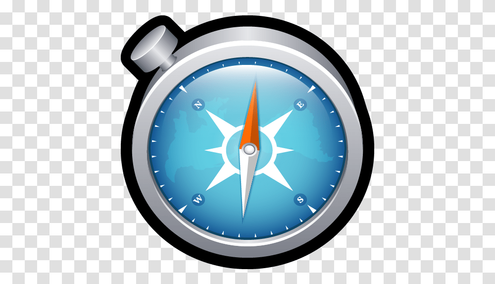 Browser Apple Chrome Safari Icon Apple Safari Browser Icon, Clock Tower, Architecture, Building, Compass Transparent Png