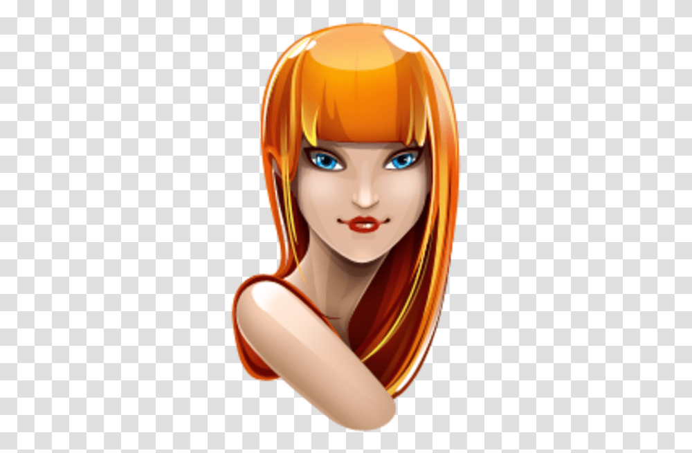 Browser Girl Firefox Icon Free Images Fire Fox Girl Icon, Face, Head, Portrait, Photography Transparent Png