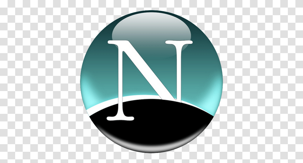 Browser Netscape Navigator Logo, Lamp, Lighting, Glass, Text Transparent Png