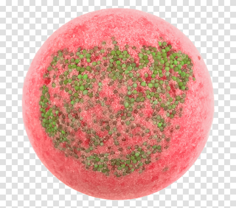 Brubaker Huge Handmade Fizzing Bath Bomb Strawberry Glitter, Plant, Food, Fruit, Watermelon Transparent Png