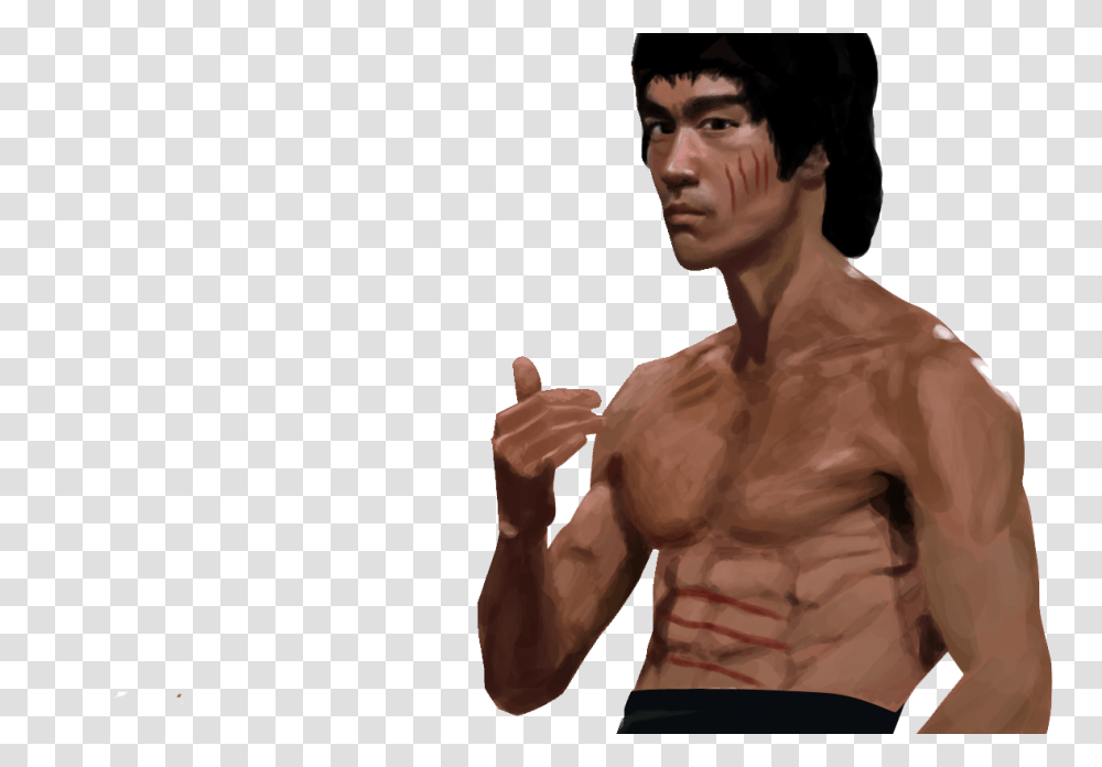 Bruce Lee, Celebrity, Person, Human, Thumbs Up Transparent Png