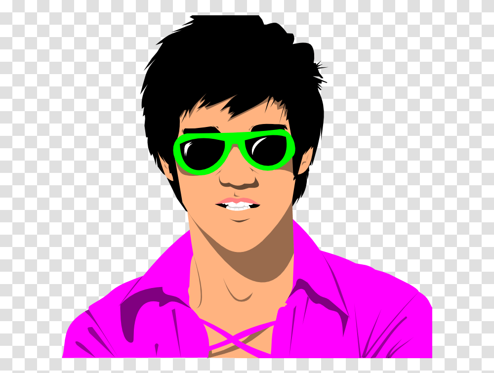 Bruce Lee Clipart Cartoon Picture Bruce Lee, Sunglasses, Accessories, Accessory, Person Transparent Png