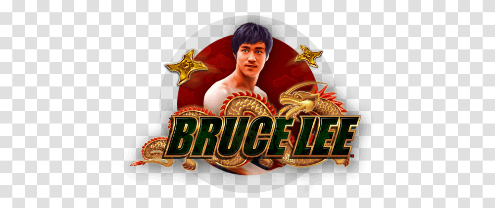 Bruce Lee Dragon Image With No Bruce Lee Slot By Wms, Person, Human, Gambling, Game Transparent Png