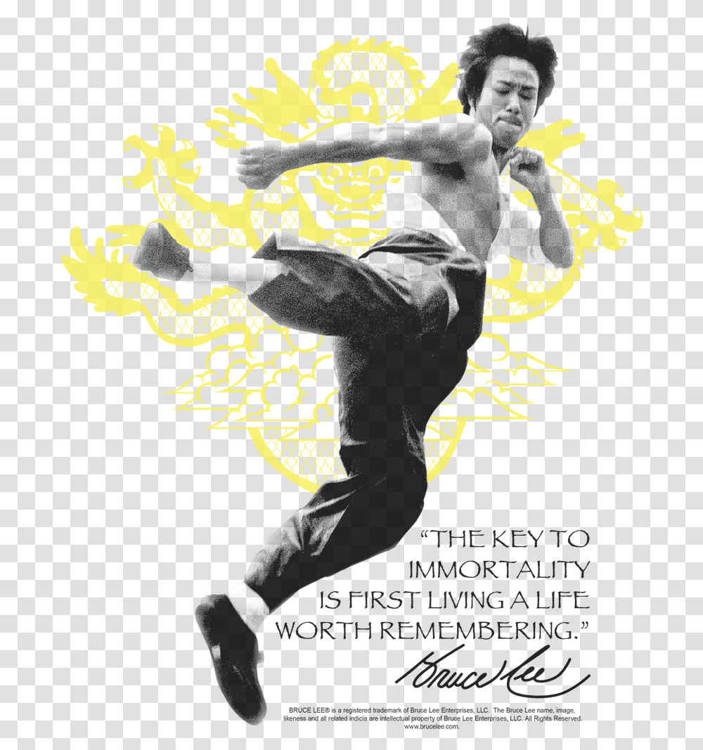 Bruce Lee Freedom Quote, Person, Human, Poster Transparent Png