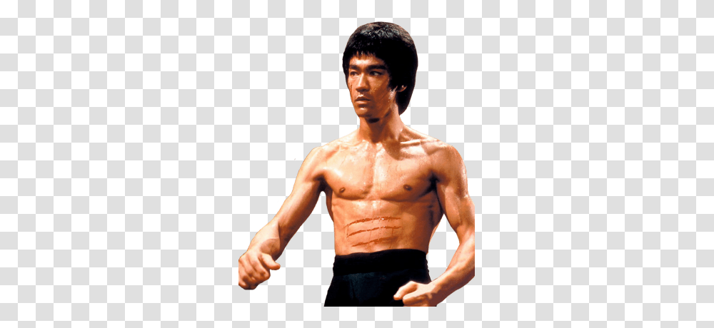 Bruce Lee Looking Left, Person, Human, Arm, Sport Transparent Png