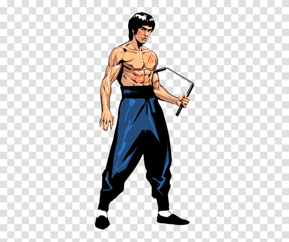 Bruce Lee, Person, Human, Ninja, Comics Transparent Png