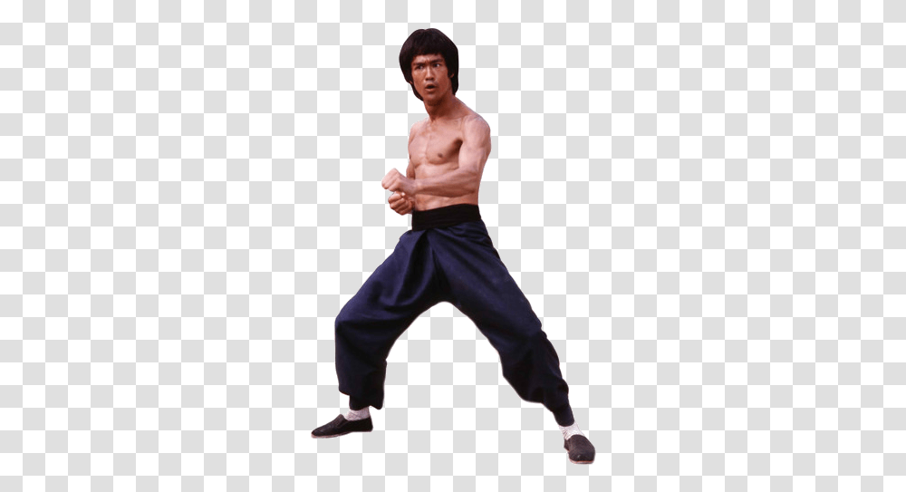 Bruce Lee Photo Pack Bruce Lee Fighting Stance, Person, Human, Tai Chi, Martial Arts Transparent Png