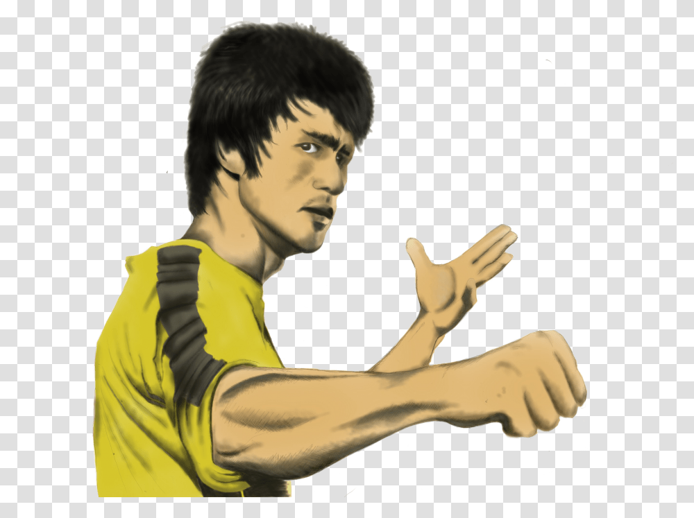 Bruce Lee Photo Player, Person, Human, Arm, Hand Transparent Png