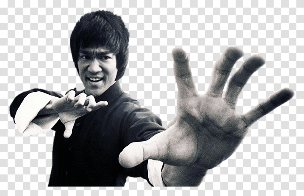 Bruce Lee Pic Hd, Person, Human, Finger, Hand Transparent Png