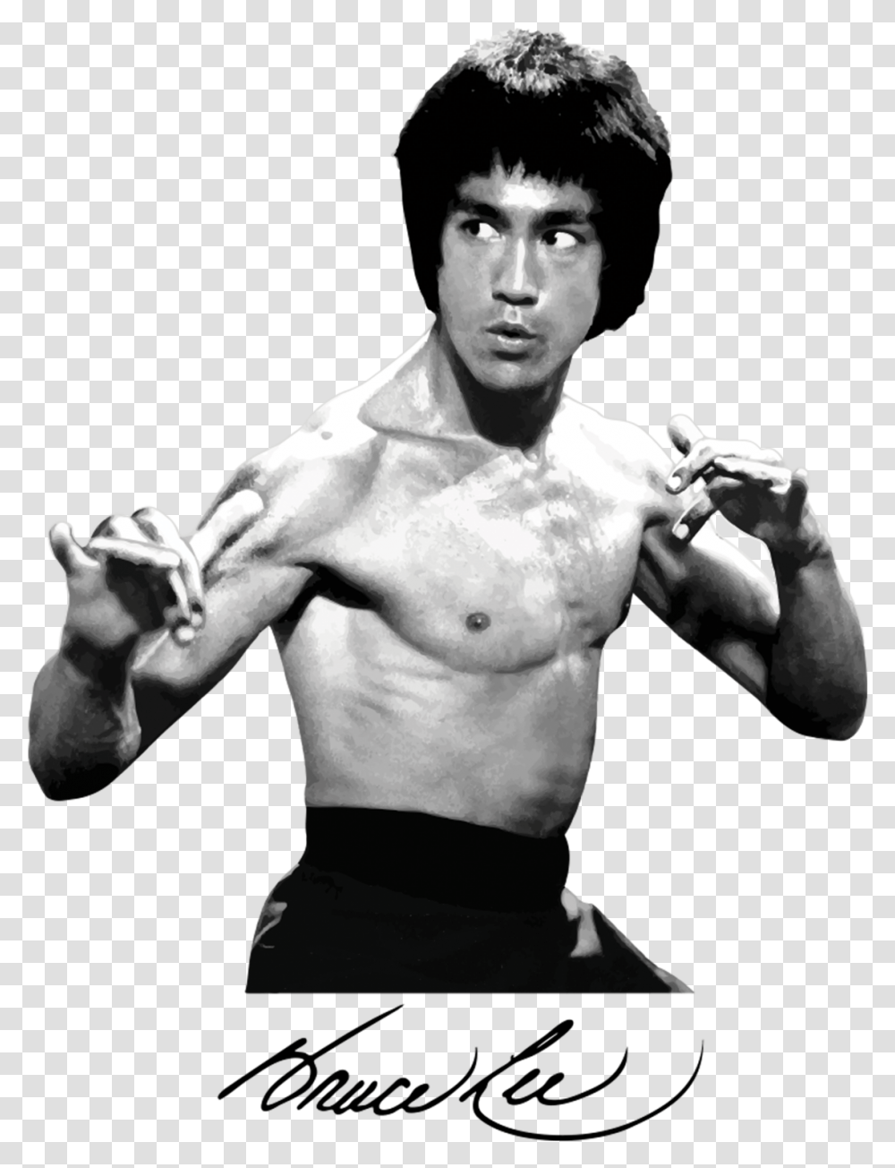 Bruce Lee Way Of The Dragon Kato Nunchaku Kung Fu Bruce If You Spend Too Much Time Thinking, Person, Human, Arm, Finger Transparent Png