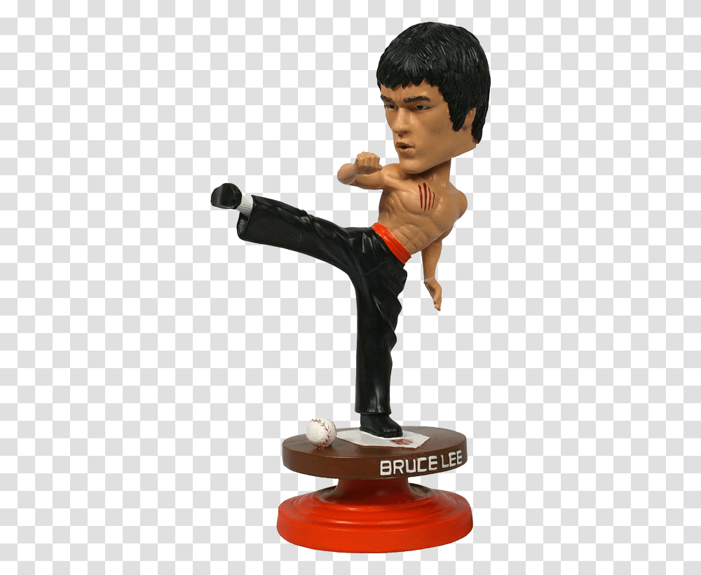Bruce Lee Year Of The Dragon Bobble Head Bruce Lee, Person, Human, Kicking, Sport Transparent Png