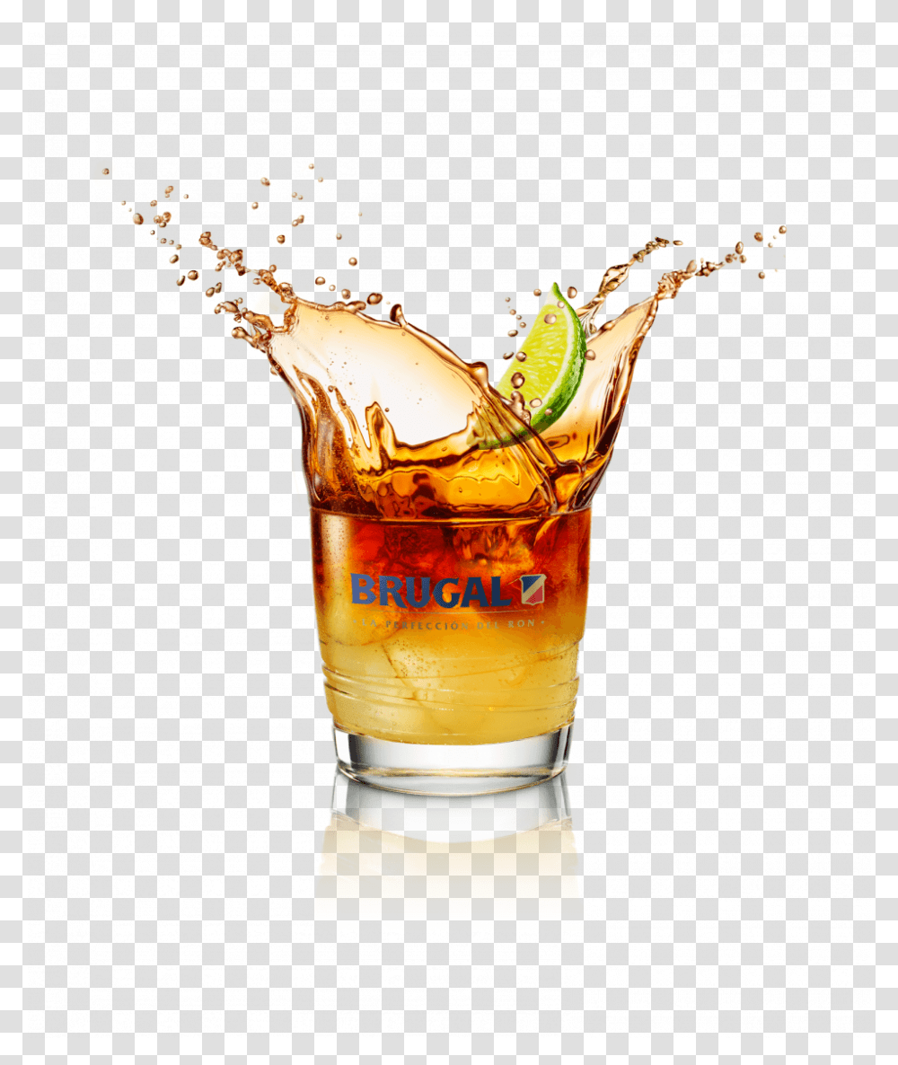 Brugal Cocktail, Glass, Alcohol, Beverage, Beer Glass Transparent Png