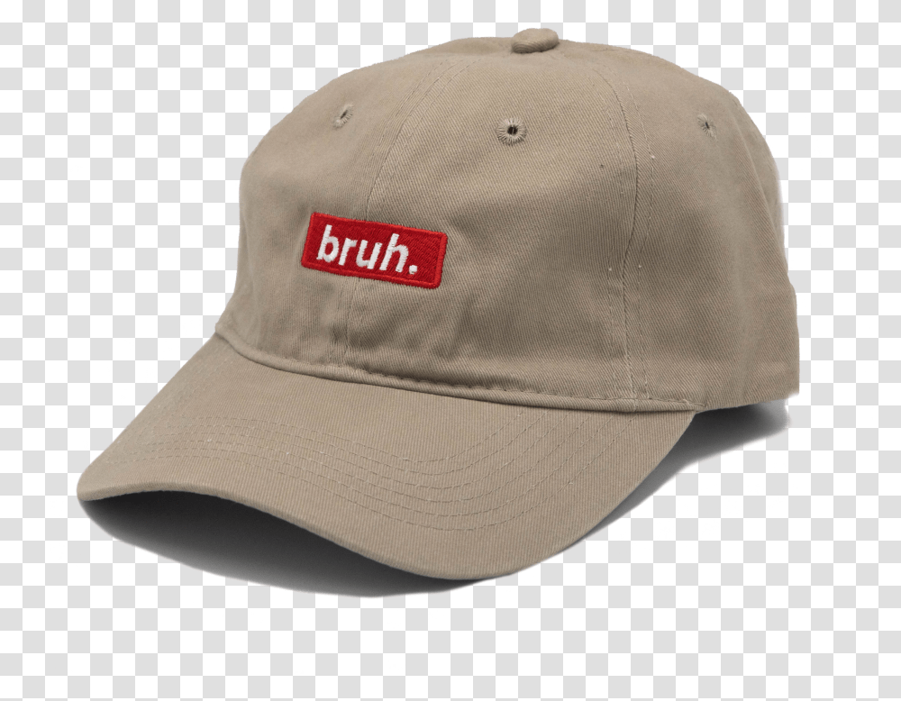 Bruh Dad Hat - The Artist Collective For Baseball, Clothing, Apparel, Baseball Cap, Khaki Transparent Png