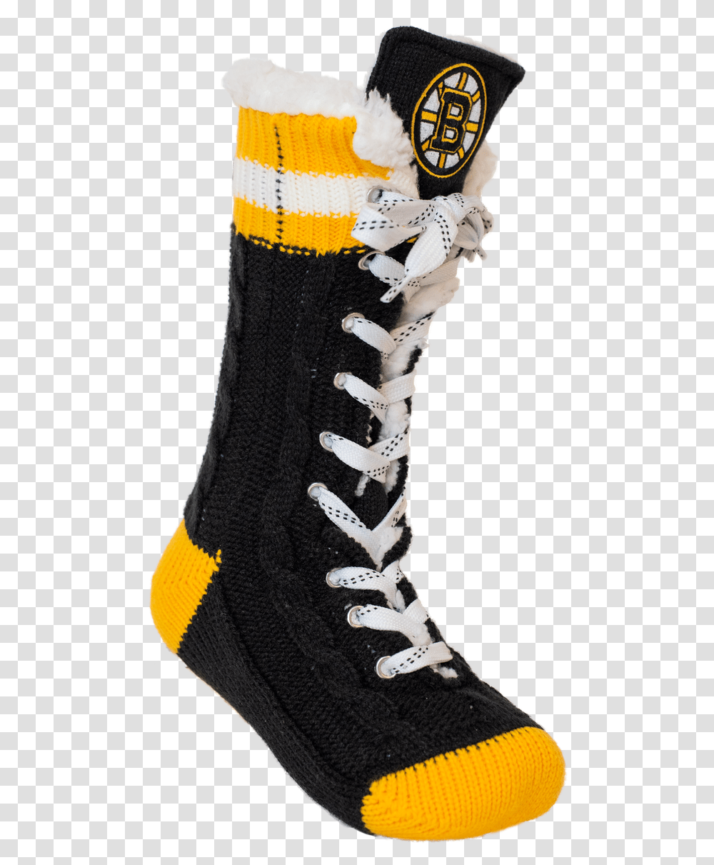 Bruins Socks, Apparel, Footwear, Shoe Transparent Png