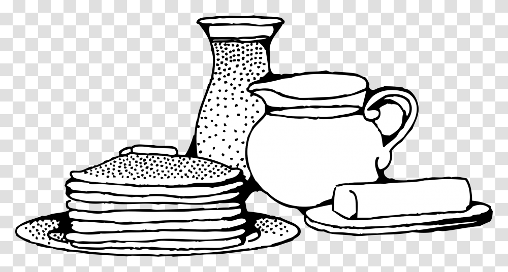 Brunch Vector Breakfast Clipart Pancake Clip Art, Pottery, Jug, Saucer, Porcelain Transparent Png