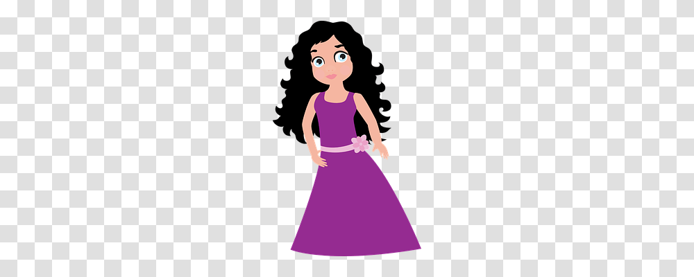 Brunette Person, Apparel, Dress Transparent Png