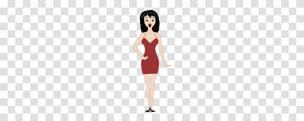 Brunette Person, Apparel, Dress Transparent Png