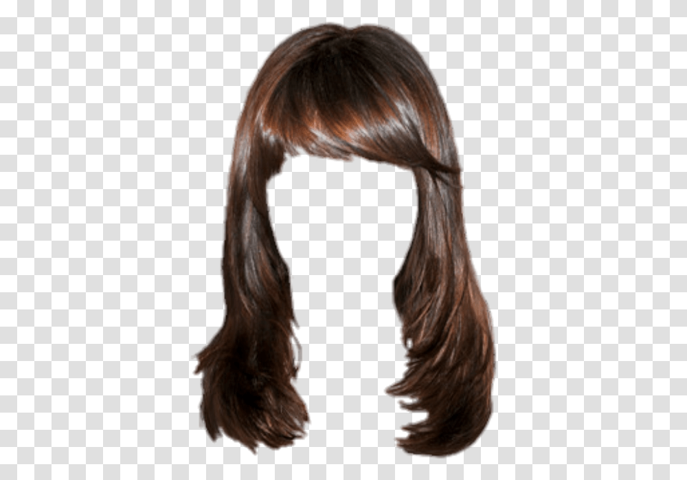Brunette Hair Wig Extensions Blonde Hairstyle Brunette Hair Transparent Png