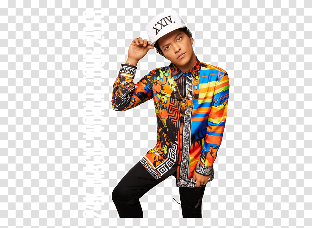 Bruno Mars 24k Magic Outfit, Skin, Person, Human Transparent Png