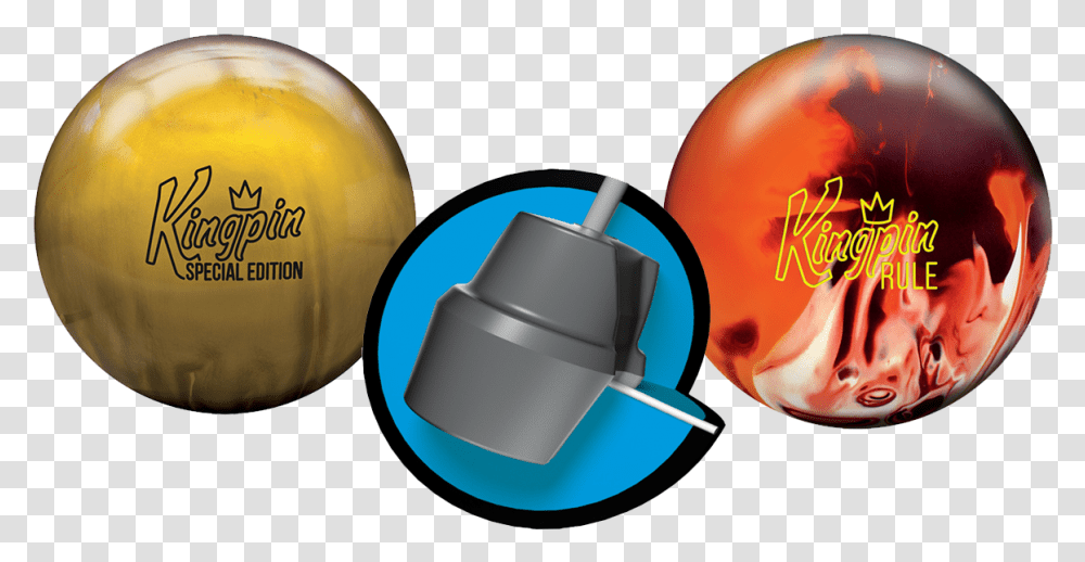 Brunswick Kingpin Gold Serule Combo Brunswick Kingpin Rule Bowling Ball, Sphere, Clothing, Apparel, Helmet Transparent Png