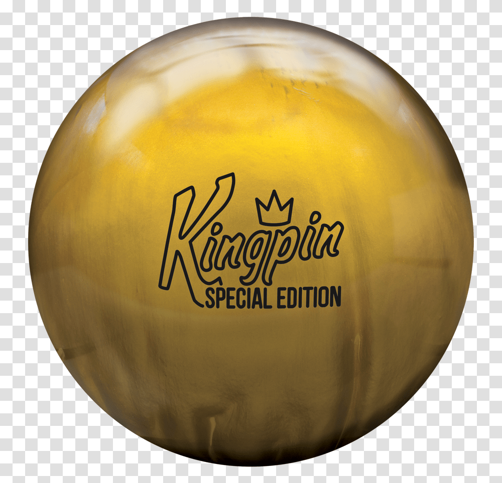 Brunswick Kingpin Gold Special Edition Sphere, Ball, Sport, Sports, Egg Transparent Png