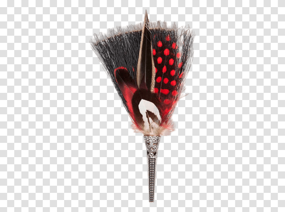 Brush Brooch Feathers Reds Flightless Bird, Butterfly, Insect, Invertebrate, Animal Transparent Png