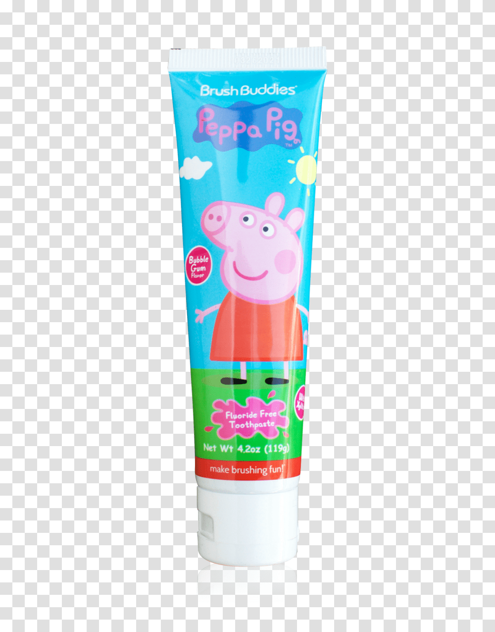 Brush Buddies Peppa Pig Bubble Gum Toothpaste Oz, Bottle, Toy, Toothbrush, Tool Transparent Png