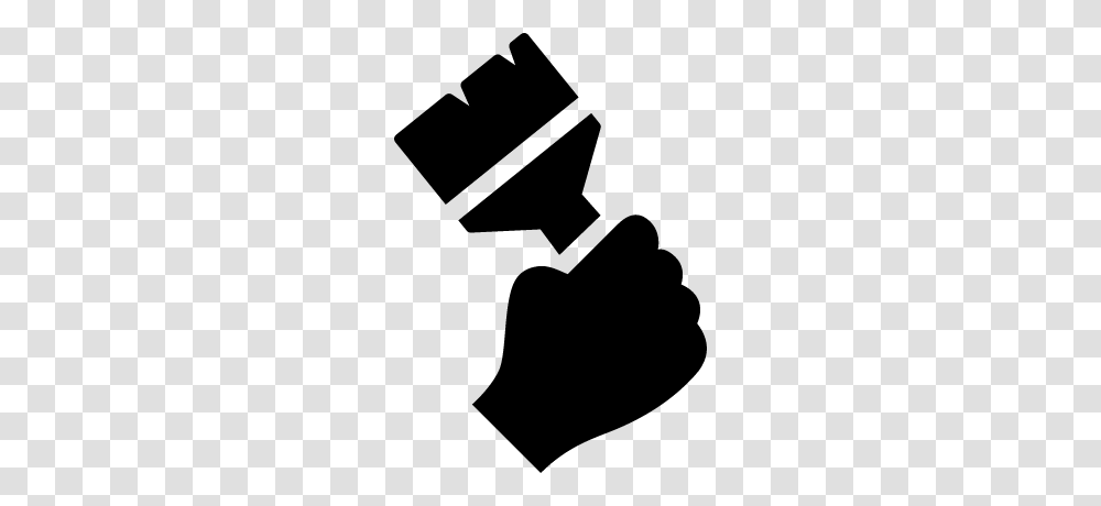 Brush Clipart Hand Holding, Gray, World Of Warcraft Transparent Png