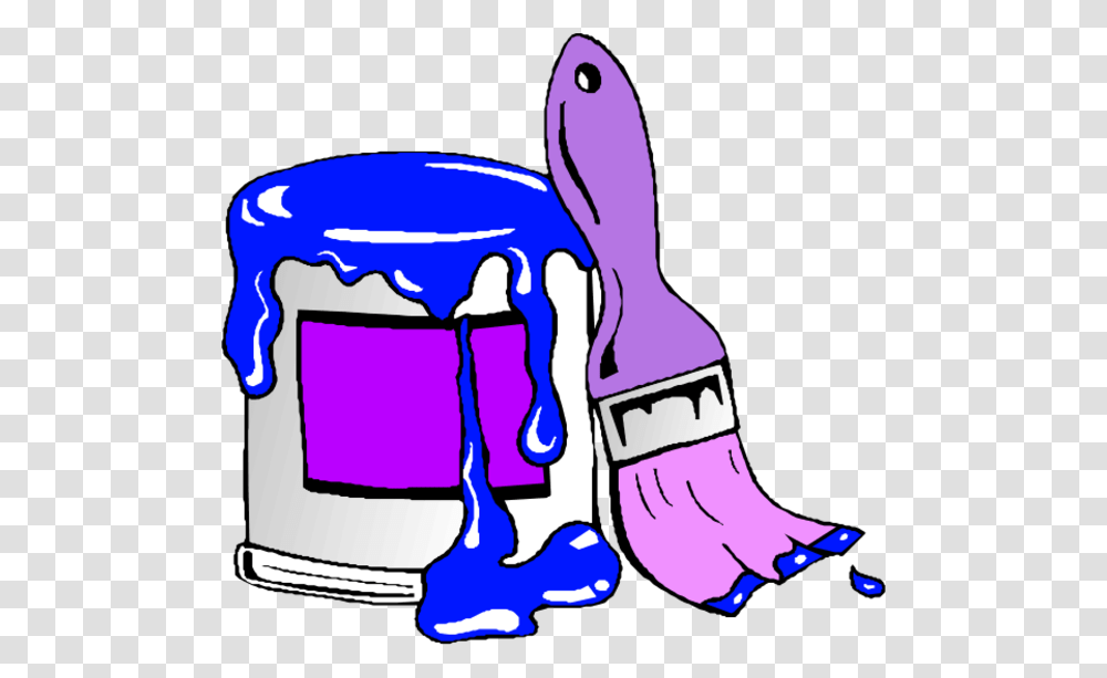 Brush Clipart Purple, Paint Container, Bucket Transparent Png
