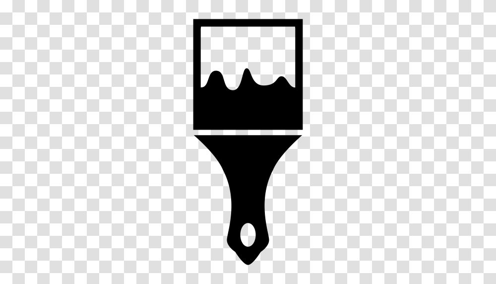 Brush Coat Color Grunge Paint Purdy Wall Icon, Gray, World Of Warcraft Transparent Png