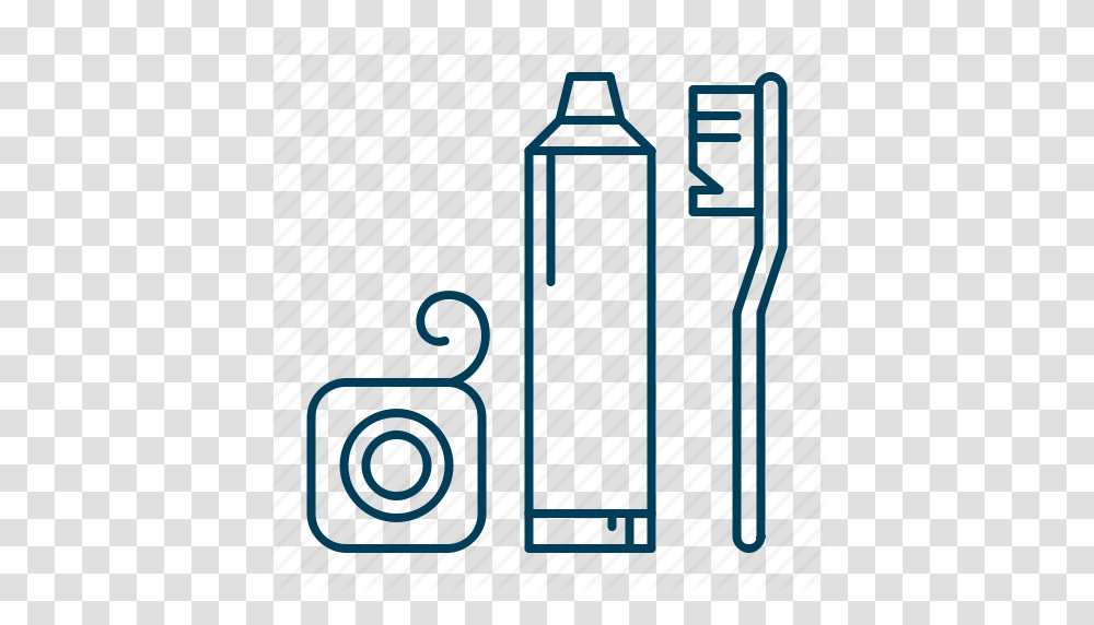 Brush Dental Floss Hygiene Paste Icon, Cylinder, Scale, Plot Transparent Png