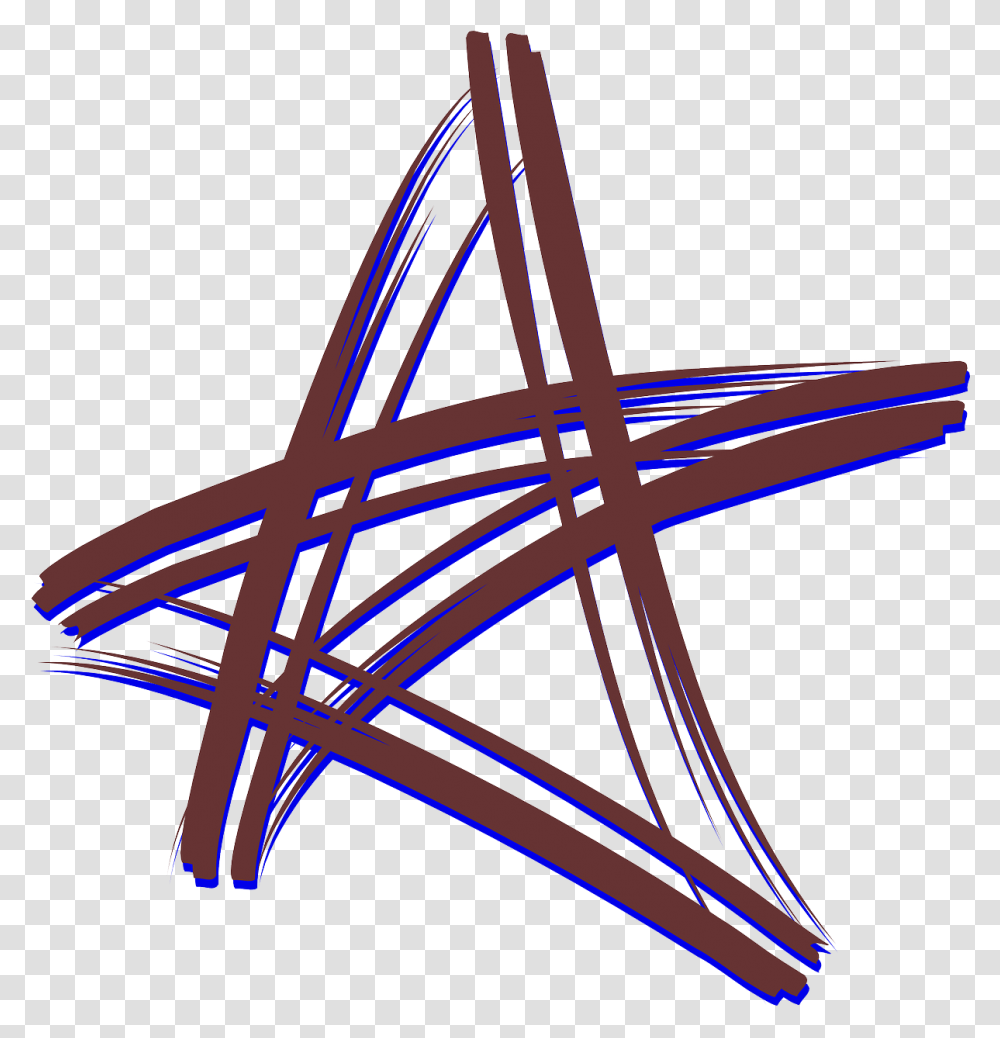 Brush Five Point Star Free Picture Artistic Star, Bow Transparent Png