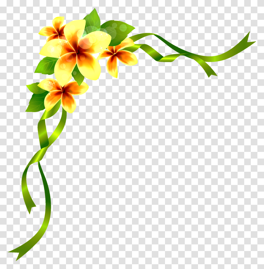 Brush Flower Drawing Happy Womens Day Indian, Green, Floral Design Transparent Png